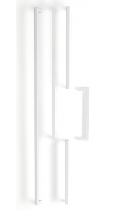 Maner pentru mobilier U, alb mat, L:200,5 mm [4]