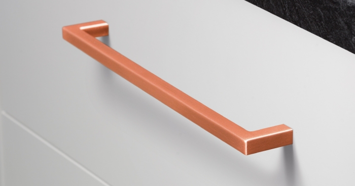 Maner pentru mobilier U cupru periat L:328.5 mm [2]