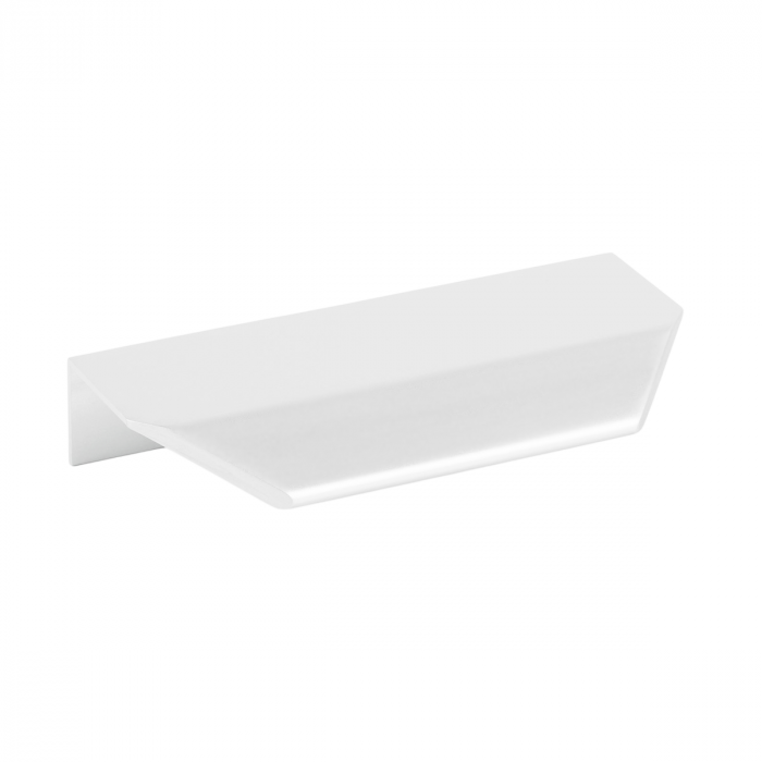 Maner pentru mobilier Vann, finisaj alb mat, L:100 mm [1]