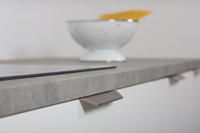 Maner pentru mobilier Vann, finisaj aluminiu, L200 mm [2]