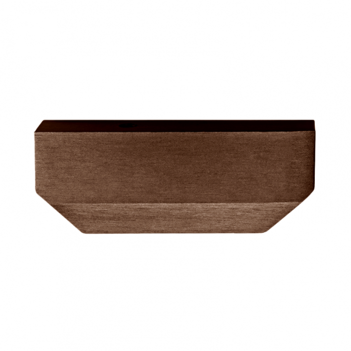 Maner pentru mobilier Vann, finisaj bronz periat, L:100 mm [2]