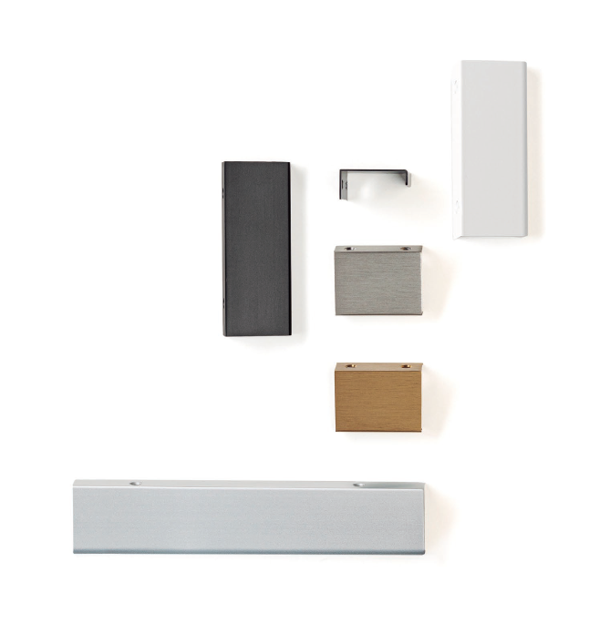 Maner pentru mobilier Way, finisaj alb mat, L:1100 mm [2]