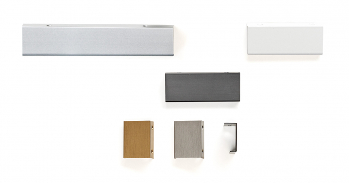 Maner pentru mobilier Way, finisaj otel inoxidabil, L:100 mm [3]
