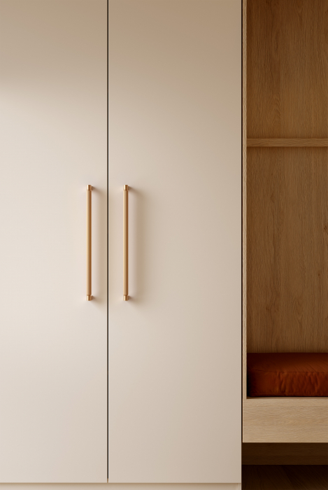 Maner spatial single Brooklyn Big, finisaj alama cava periata, L:466 mm [3]