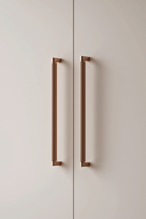 Maner spatial single Brooklyn Big, finisaj bronz periat, L:466 mm [4]