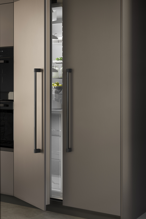 Maner spatial single Casey Big, finisaj negru lava texturat / negru titan lustruit, L:768 mm [4]