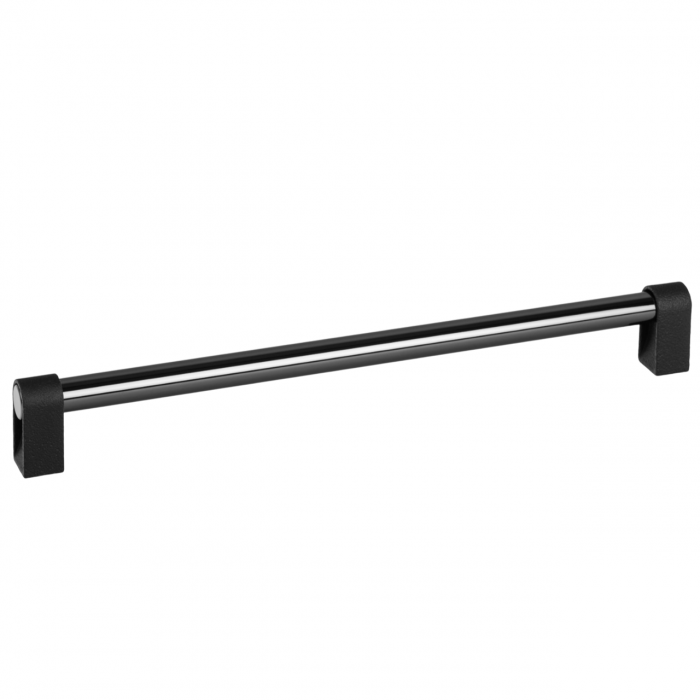 Maner spatial single Casey Big, finisaj negru lava texturat / negru titan lustruit, L:768 mm [2]