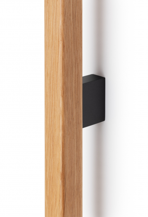 Maner spatial single Duo Big, finisaj gri lava / stejar, L:1016 mm [3]