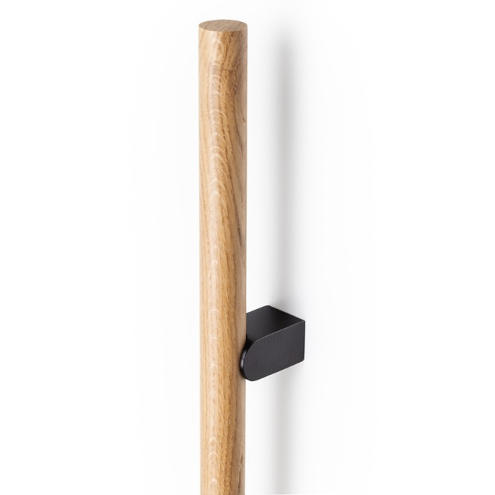 Maner spatial single Kumo Wood Big One, finisaj stejar / negru titan, L:1596 mm [2]