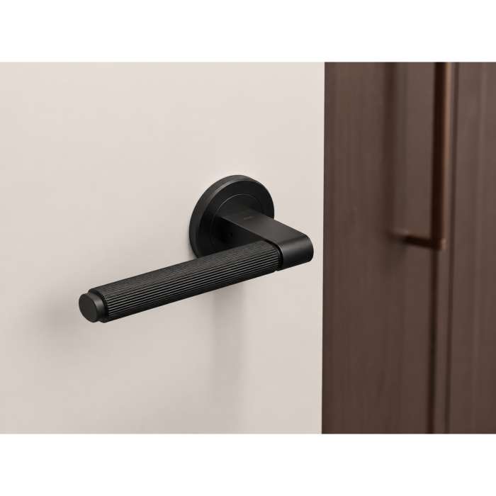 Set mâner ușă interior Brooklyn Viefe, negru periat [4]