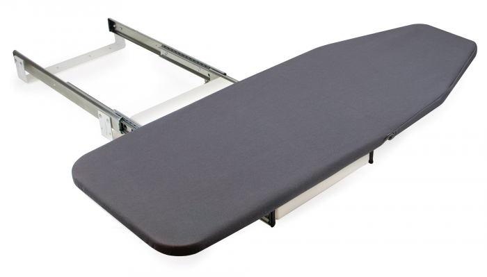 Masa de calcat 8080020, extractibila cu rotire la 180º, pliabila, incorporabila in dulap de 450 mm, finisaj gri [7]