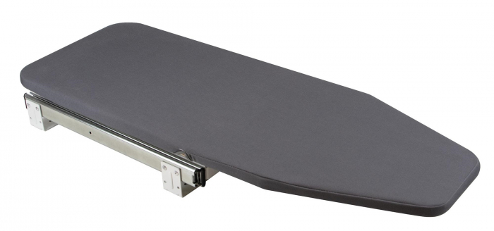 Masa de calcat 8080020, extractibila cu rotire la 180º, pliabila, incorporabila in dulap de 450 mm, finisaj gri [2]