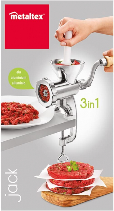 Masina de tocat carne, din aliaj de aluminiu turnat, nr. 5 Jack 5 [5]