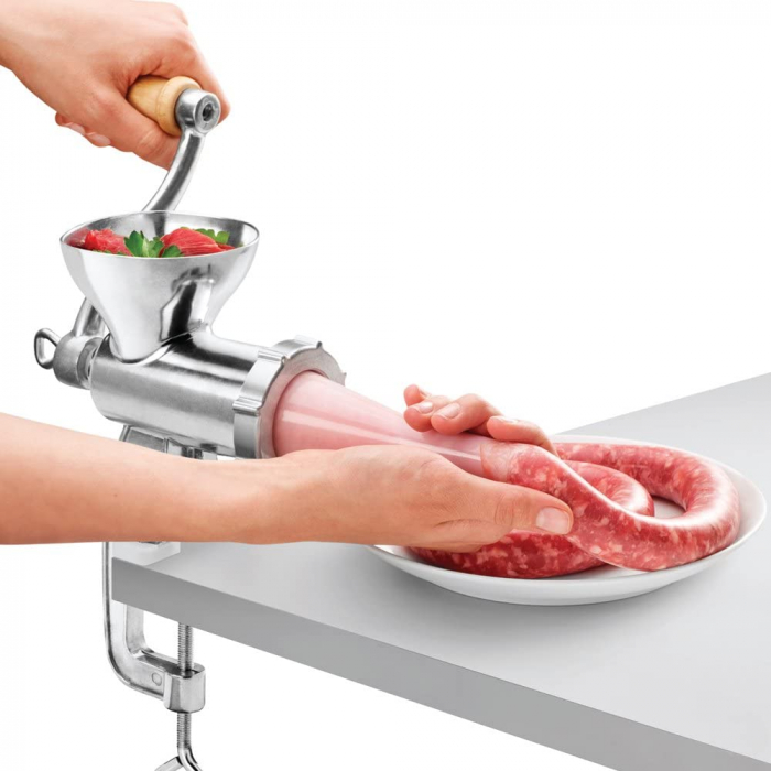 Masina de tocat carne, din aliaj de aluminiu turnat, nr. 5 Jack 5 [3]