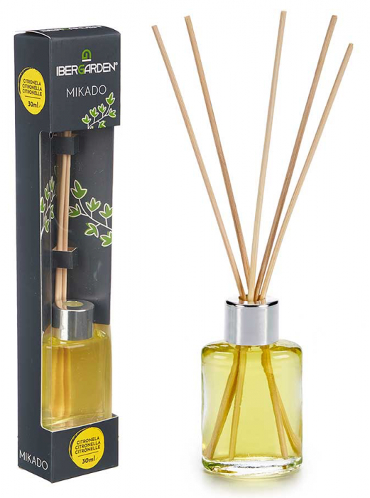 Odorizant de camera 30 ml cu betisoare, aroma citronella [2]