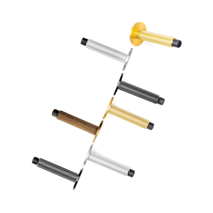 Opritor ușă Arpa Wall Viefe, montaj pe perete, oțel inoxidabil, L: 103 mm [3]