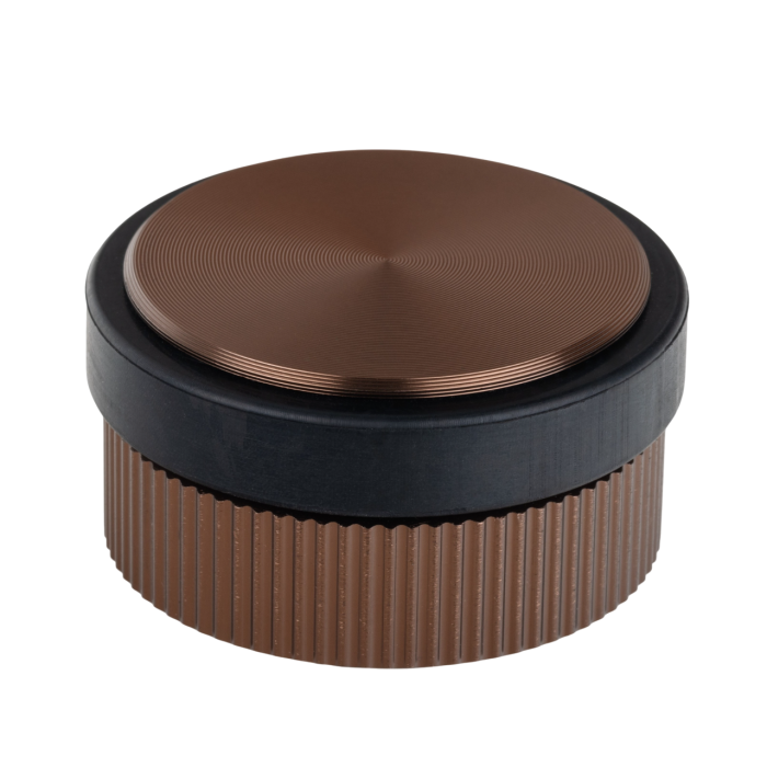 Opritor pentru usa Brooklyn, finisaj bronz periat, 62x33 mm [1]