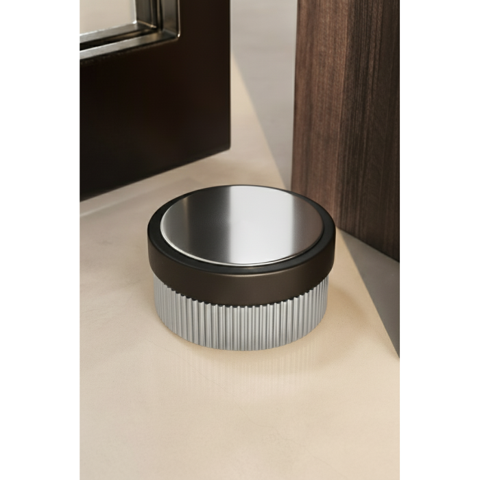 Opritor pentru usa Brooklyn, finisaj nichel lucios, 62x33 mm [4]