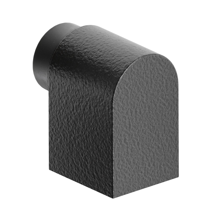 Opritor pentru usa Casey, finisaj negru lava texturat/negru mat, 47x30 mm [2]