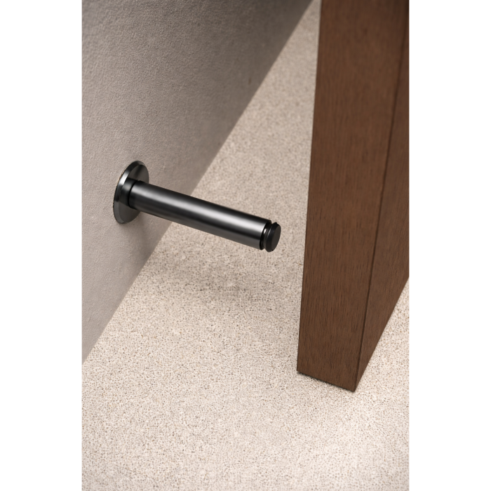 Opritor pentru usa Fase Wall, finisaj negru titan lustruit, 101x20 mm [3]