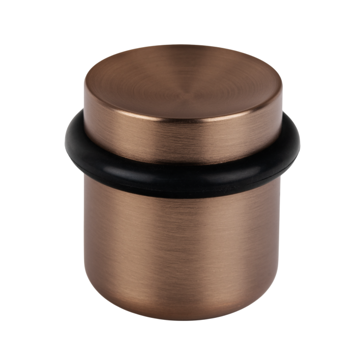 Opritor pentru usa Luv, finisaj bronz periat, 36x35 mm [1]
