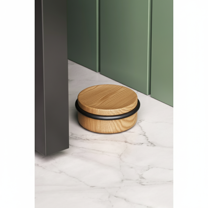 Opritor pentru usa Luv Wood, finisaj stejar, 71x30 mm [4]