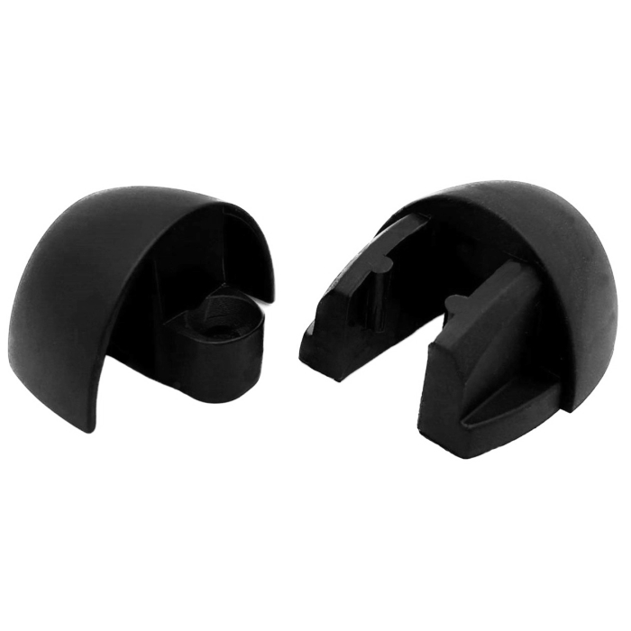 Opritor pentru usa Oval, finisaj negru mat CB, 41X40X25 mm [3]