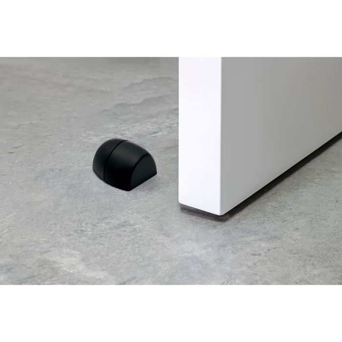 Opritor pentru usa Oval, finisaj negru mat CB, 41X40X25 mm [4]
