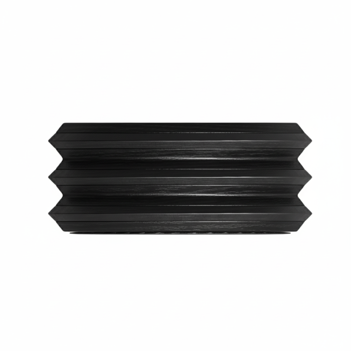 Opritor pentru usa Pulse, finisaj negru mat lacuit, 66x27 mm [2]