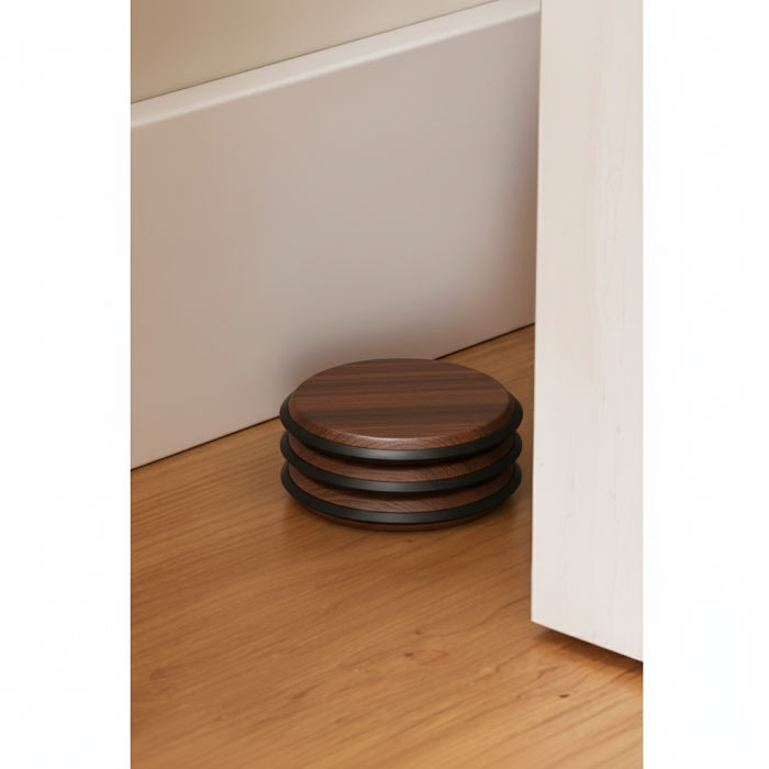 Opritor pentru usa Pulse, finisaj nuc, 66x27 mm [5]