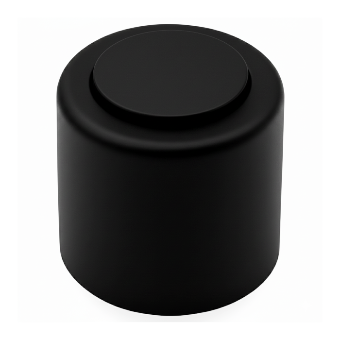 Opritor pentru usa Round, finisaj negru mat CB, Ø: 40 mm [1]