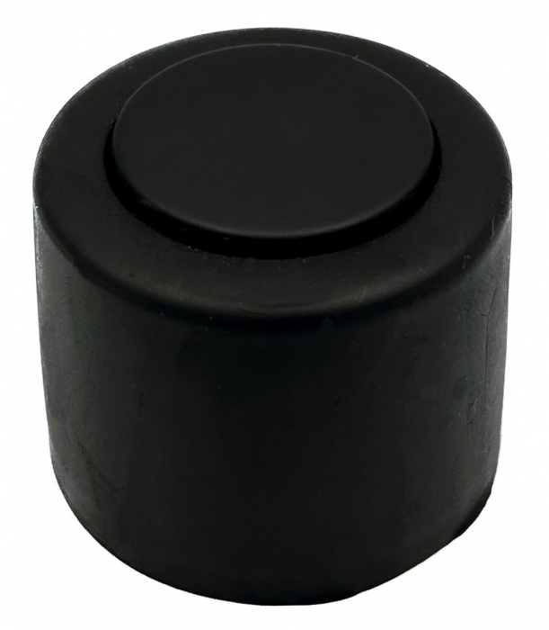 Opritor pentru usa Round, finisaj negru mat CB, Ø: 40 mm [1]