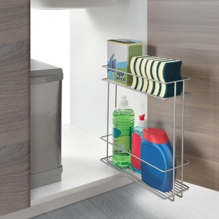 Organizator glisant pentru dulap IN&OUT XL, gri, 11x38x34 cm [2]