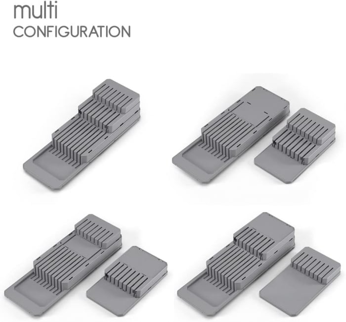Organizator modular pentru cutite Blade Fit, gri [4]