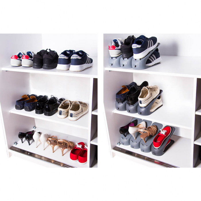 Organizator pentru pantofi, antracit, 29x11x14.5 cm [4]