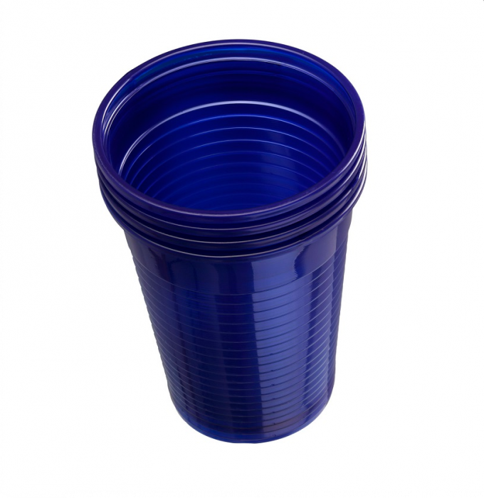 Pahare de unica folosinta, 200 ml, albastru inchis, set 100 bucati [5]