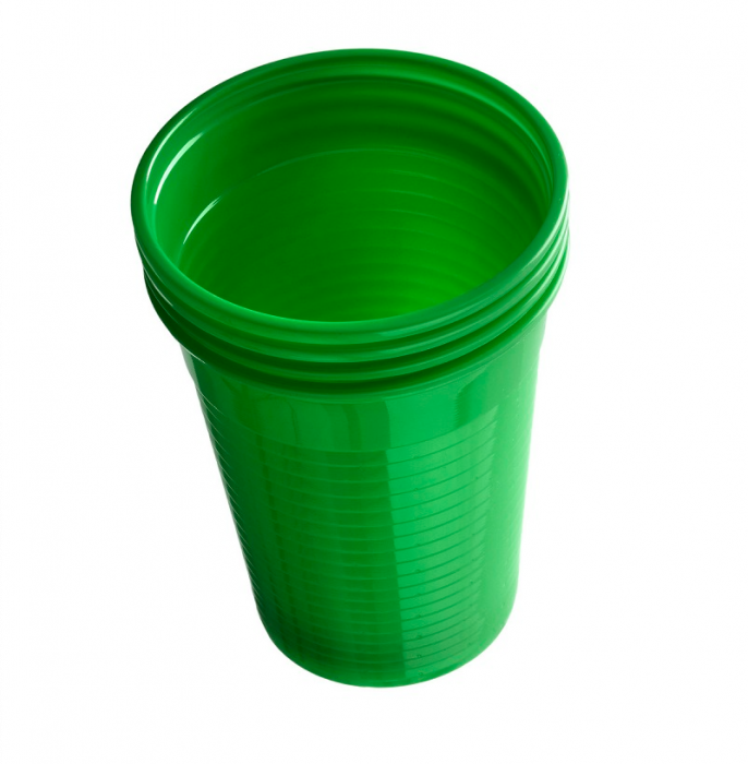 Pahare de unica folosinta, 200 ml, verde, set 100 bucati [3]
