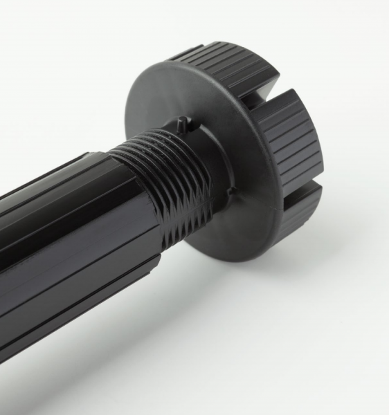 Picior cilindric negru H:120 mm pentru mobilier [2]