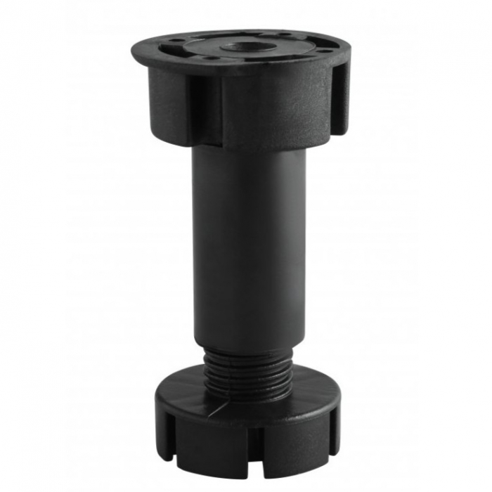 Picior mobila ajustabil DPA, negru, H:100 mm [1]