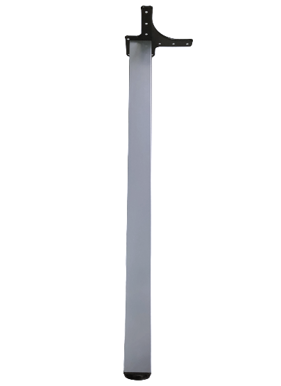 Picior pentru masa cu profil patrat 50x50 mm, finisaj aluminiu, H:710 [2]