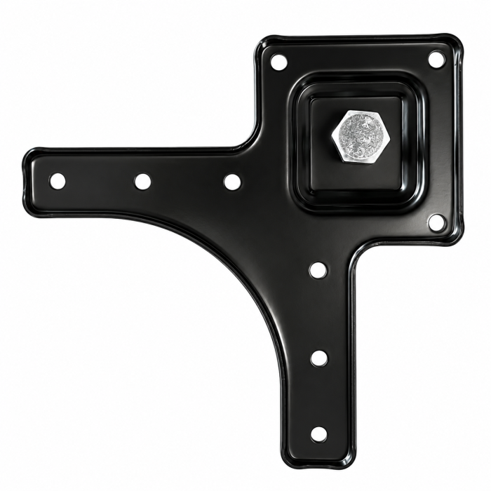 Picior pentru masă cu profil pătrat 50x50 mm, finisaj crom lucios, H:710 [3]