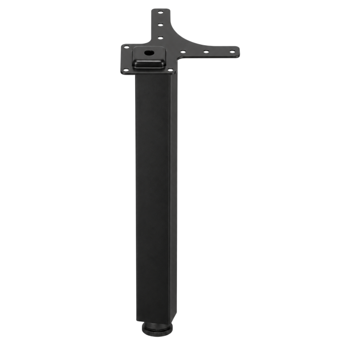 Picior pentru masă cu profil pătrat 50x50 mm, finisaj negru mat, H:710, set 4 bucăți [3]