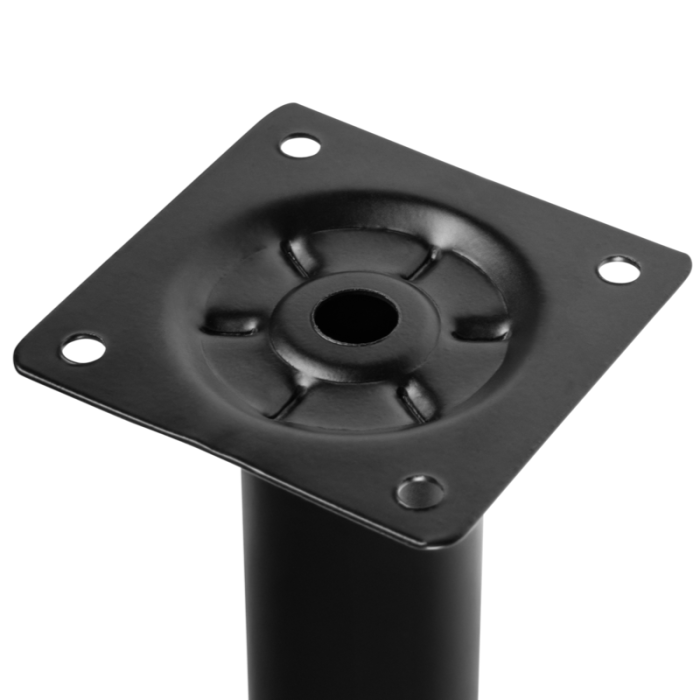Picior pentru mobilă BD-150 GTV reglabil, cilindric, negru mat, H: 150 mm [4]
