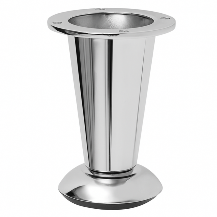 Picior pentru mobilier D-780, finisaj crom lucios GT, H:107 mm [1]