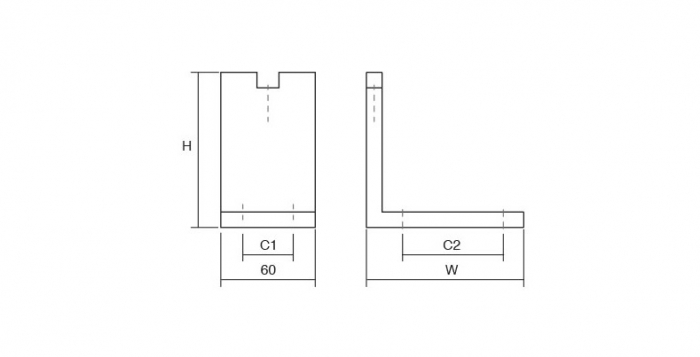 Picior pentru mobilier reglabil, Fonda, H:100 mm, finisaj negru periat [4]