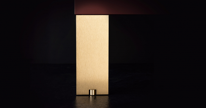 Picior pentru mobilier reglabil, Fonda, H:200 mm, finisaj alama shadow periata [2]