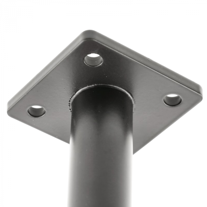 Picior pentru mobilier Ronda Simplu, finisaj negru mat GT, H:180 mm [8]
