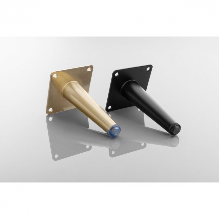 Picior pentru mobilier Spire, finisaj negru mat GT, H:130 mm [5]