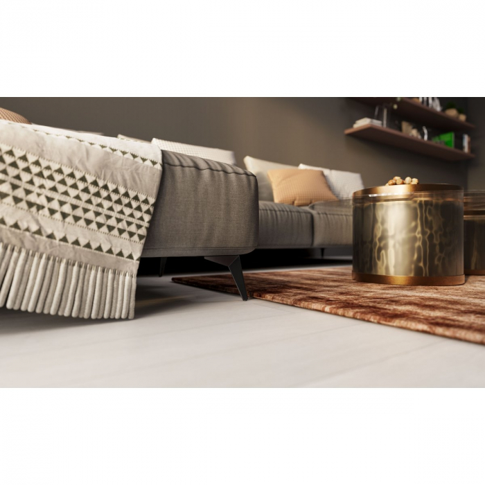 Picior pentru mobilier Star, finisaj negru mat GT, H:135 mm [3]