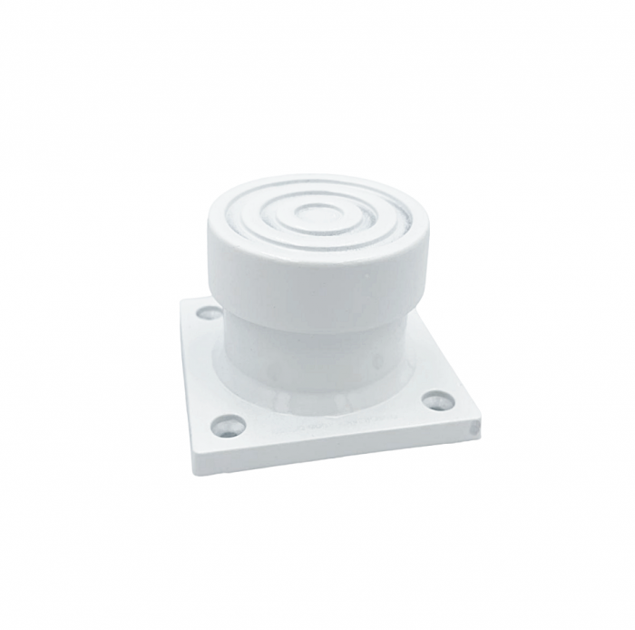 Picior SDF cilindric reglabil pentru mobilier, finisaj alb, H:50 mm [2]